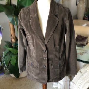 SZ M NWOT SONOMA JACKET BROWN CORDUROY